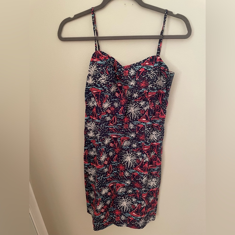Lilly Pulitzer sailboat and fireworks dress